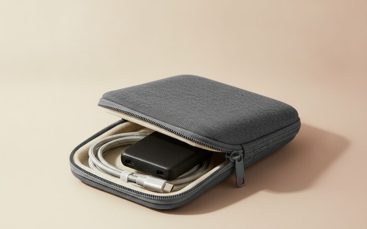 A padded drive case