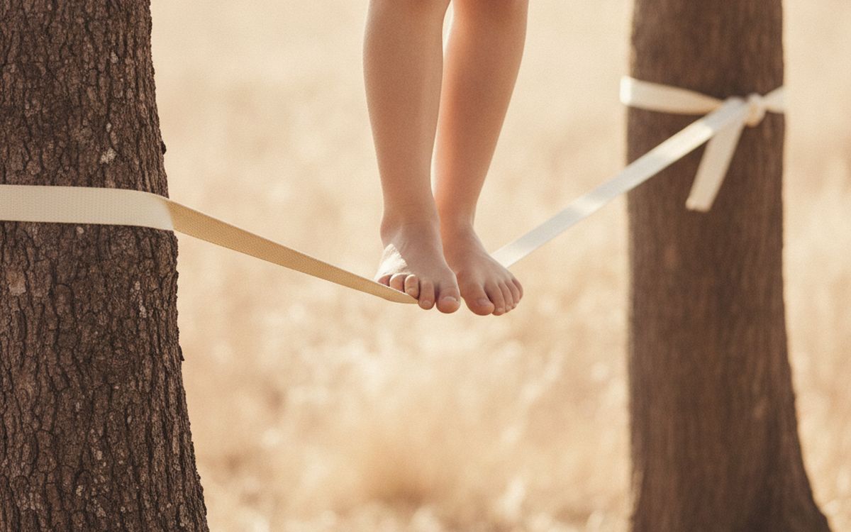 A slackline kit