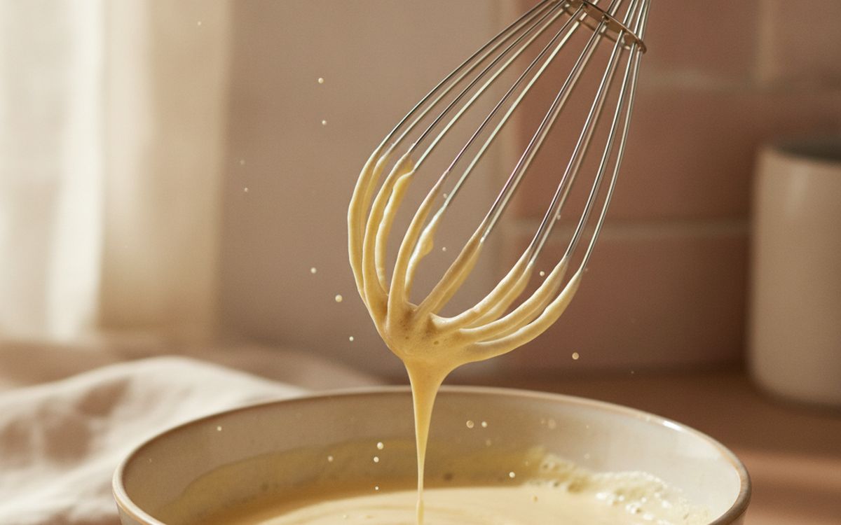 A balloon whisk