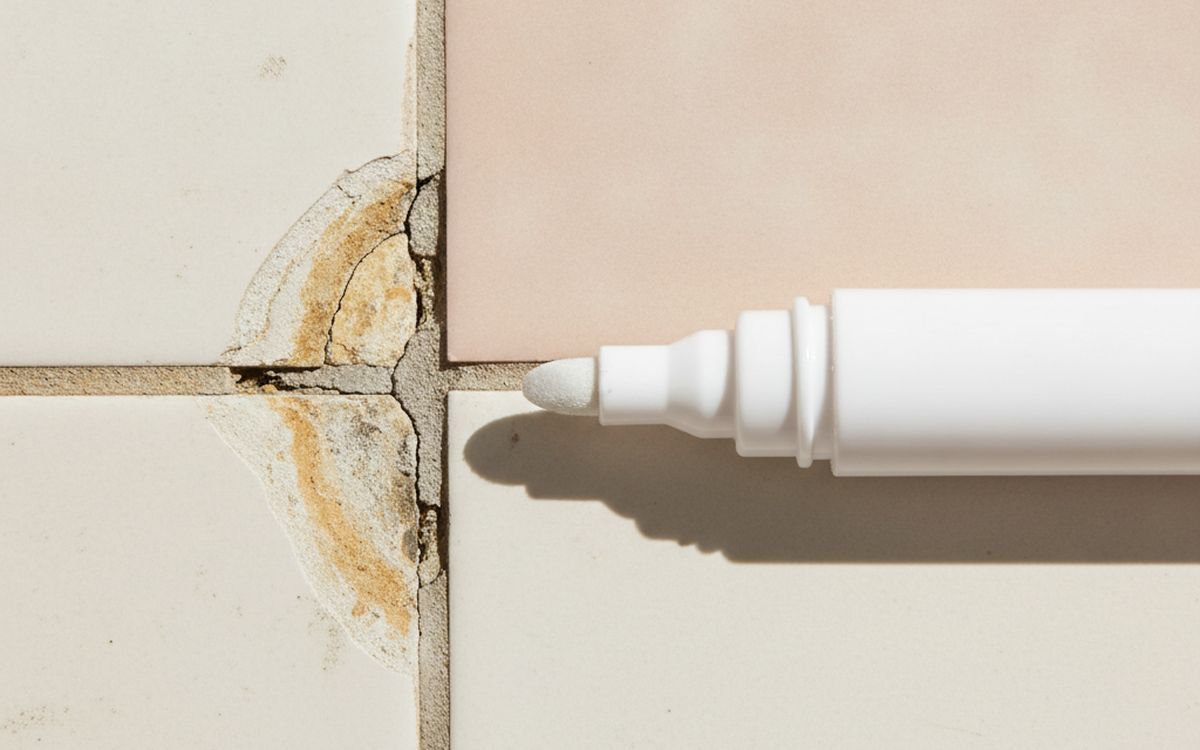 Grout Pen White Tile Grout Restorer Pen