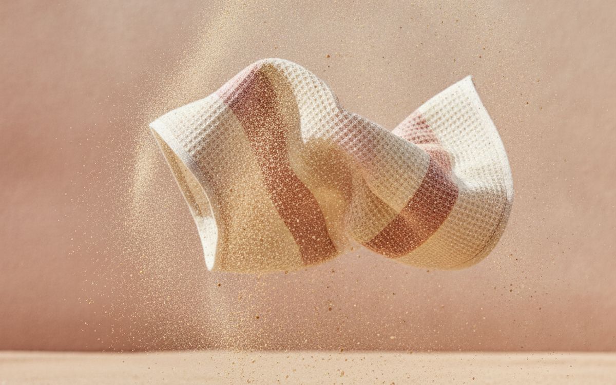 Sandfreie Mikrofaser-Strandtücher