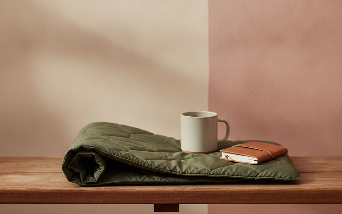 A compact sit mat