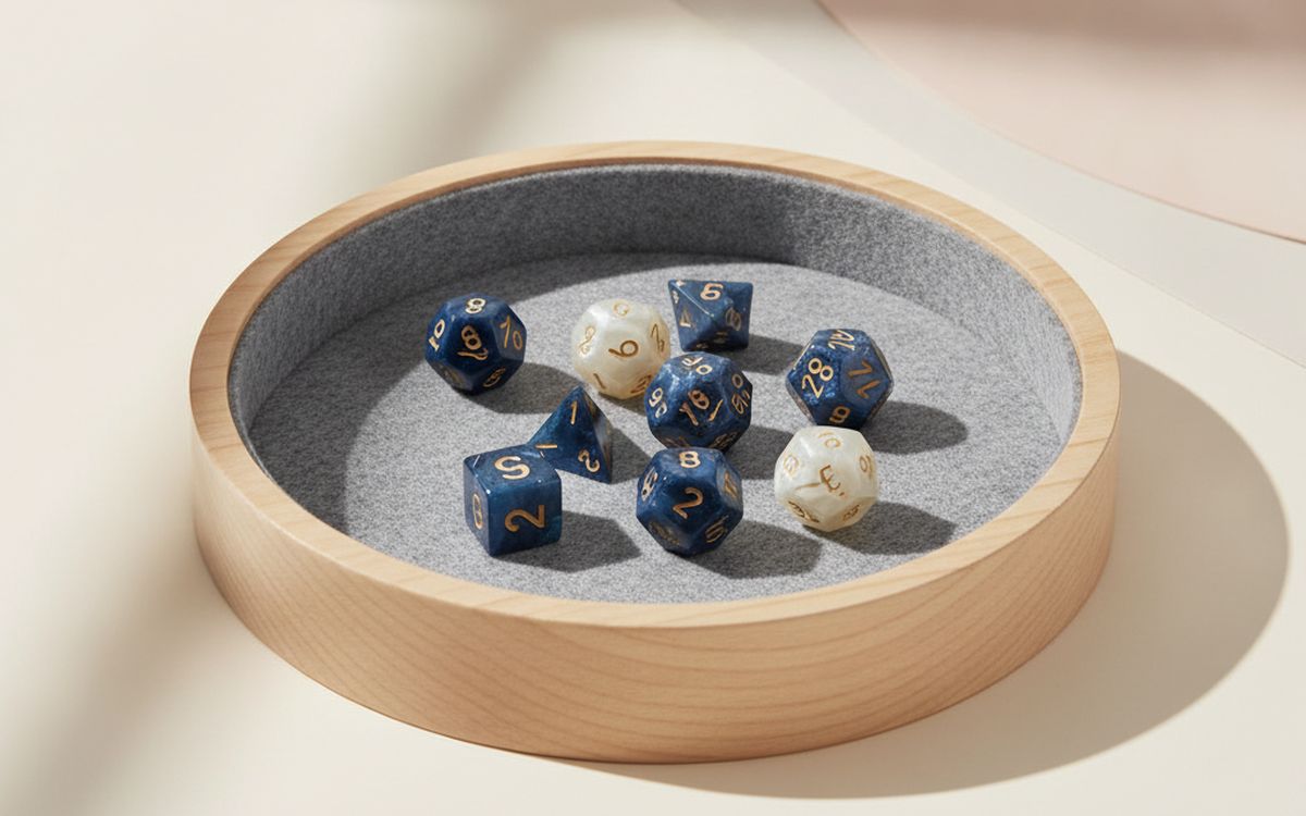 A game night tray or dice tray