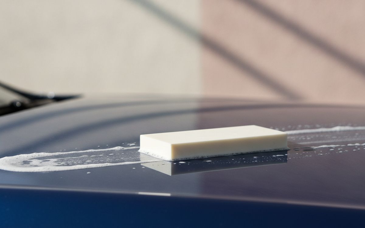A clay bar kit