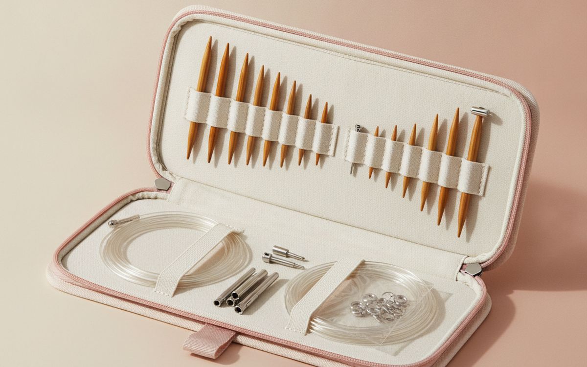 Interchangeable circular needle set