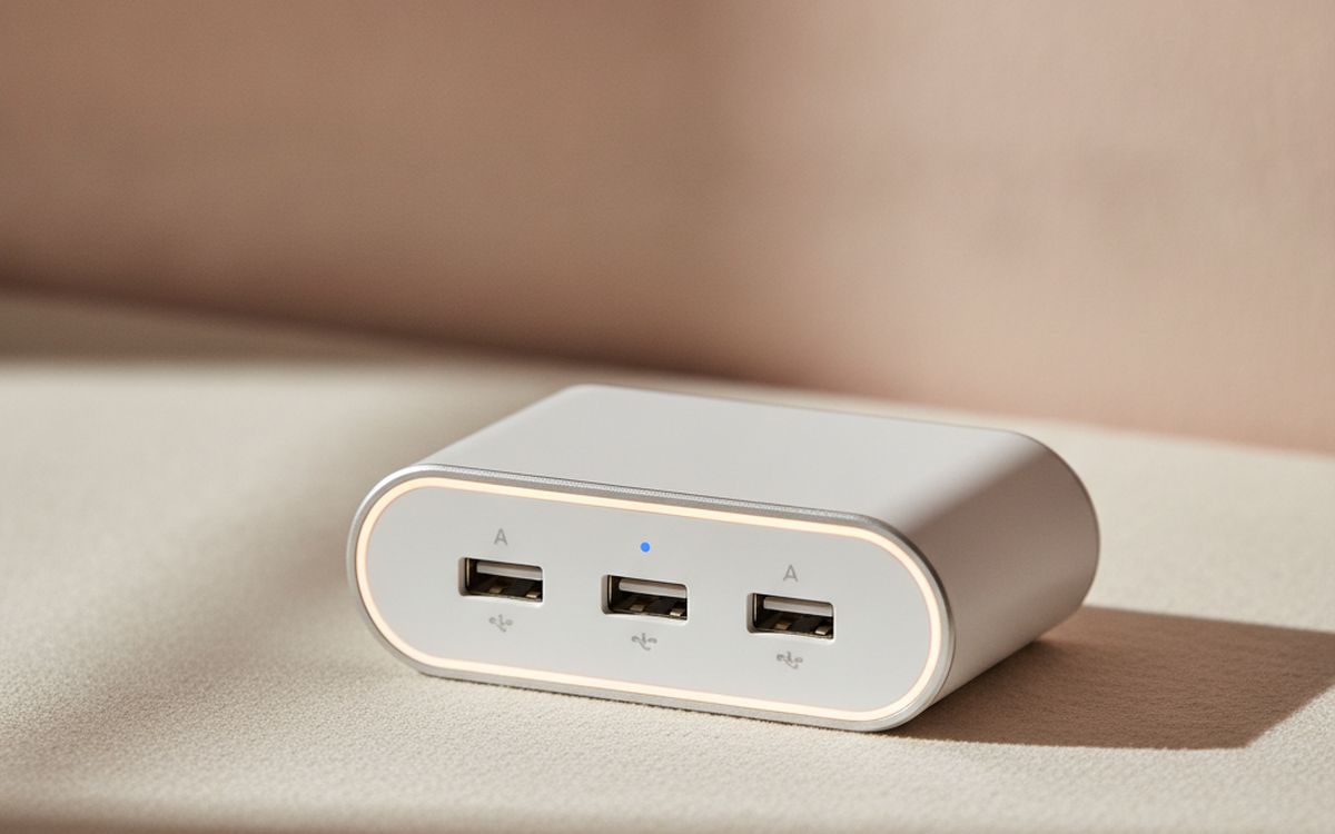 A cruise-approved USB charging hub (no surge protector)