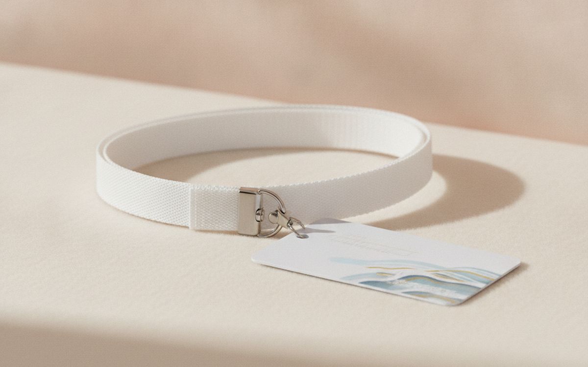 A lanyard for your key card
