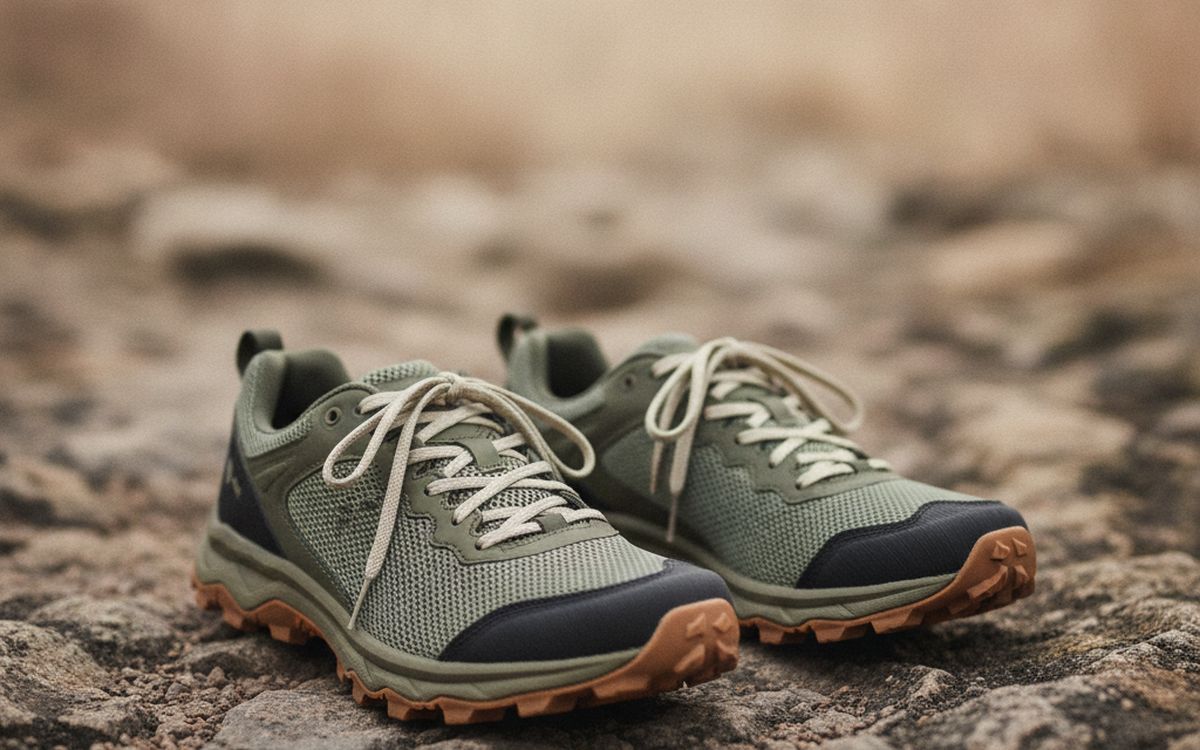 Trail shoes or light hiking shoes that fit
