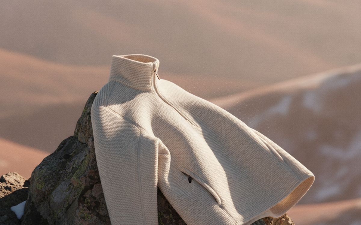 A fleece or light insulated layer
