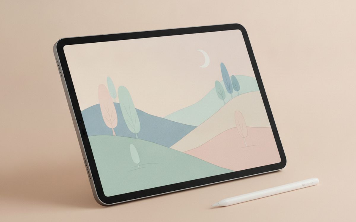 An iPad with Apple Pencil support