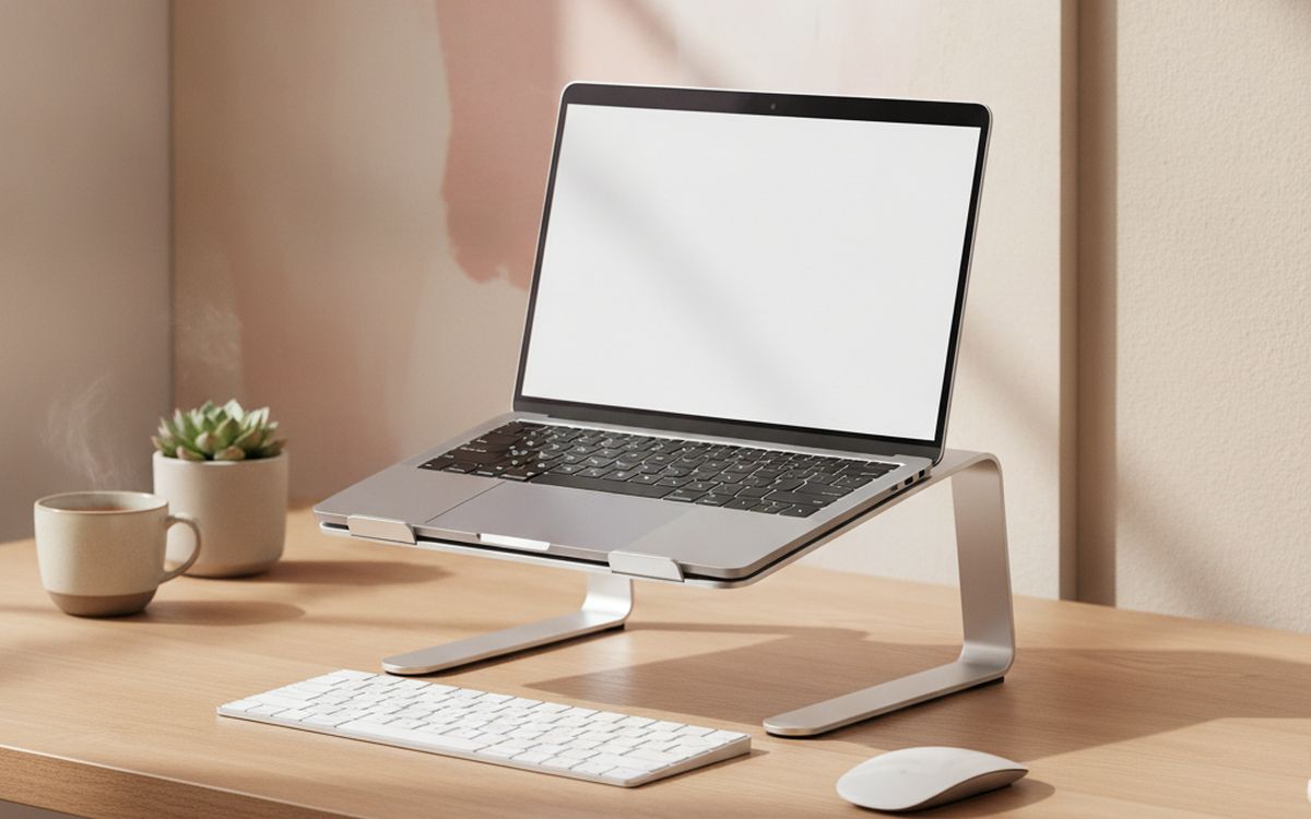 A laptop stand