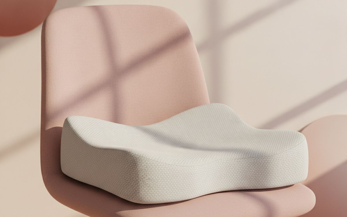 A supportive seat cushion