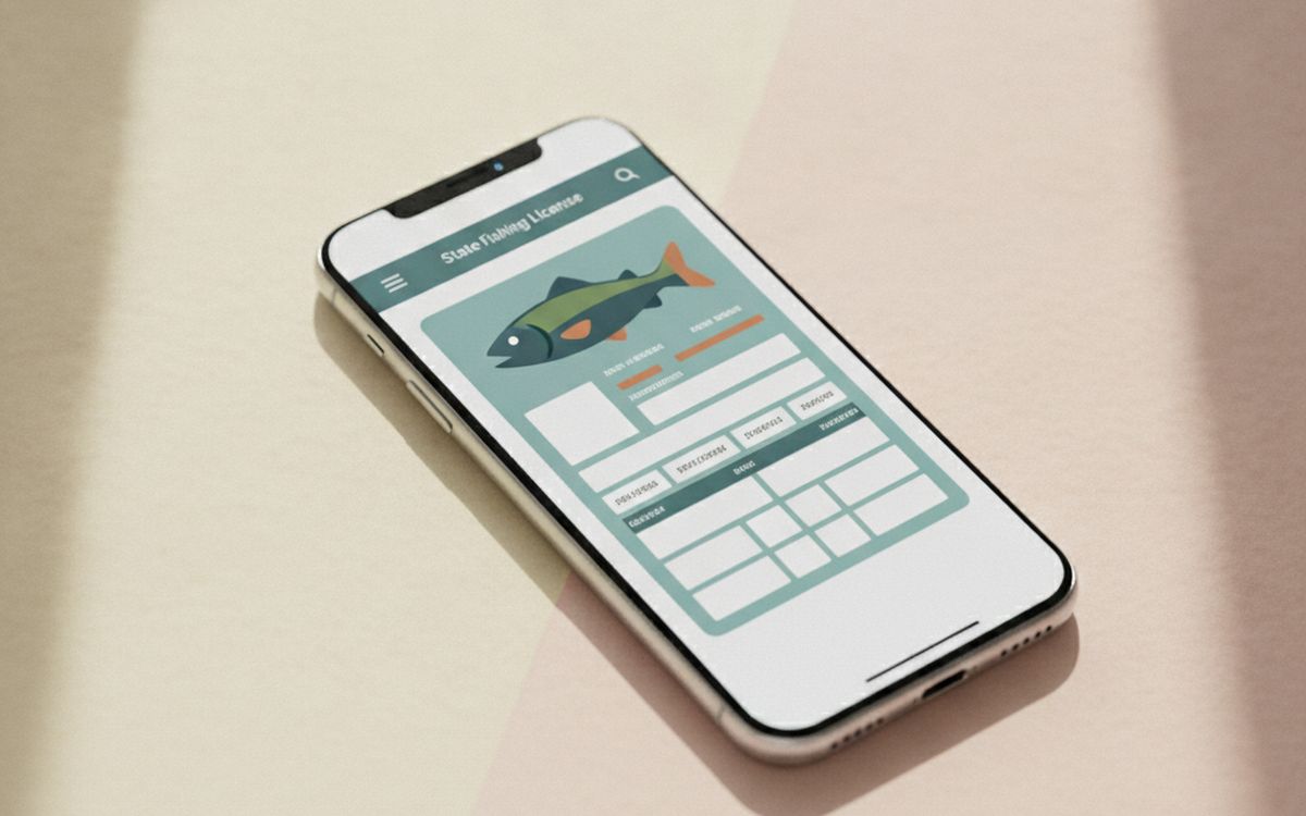 A state fishing licence
