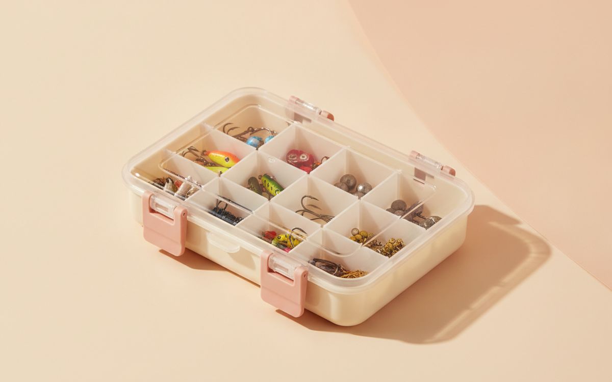 A small tackle box or bag