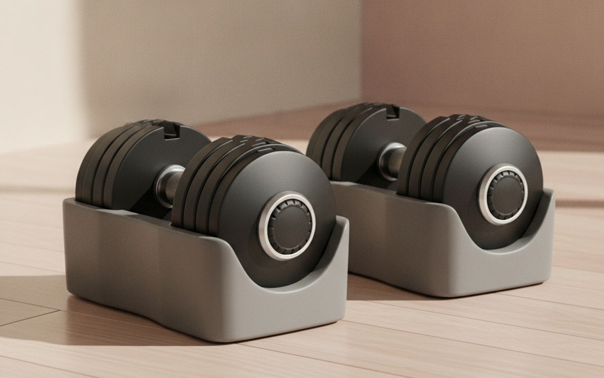 Verstellbare Hanteln (Bowflex, NÜOBELL oder ähnliche)