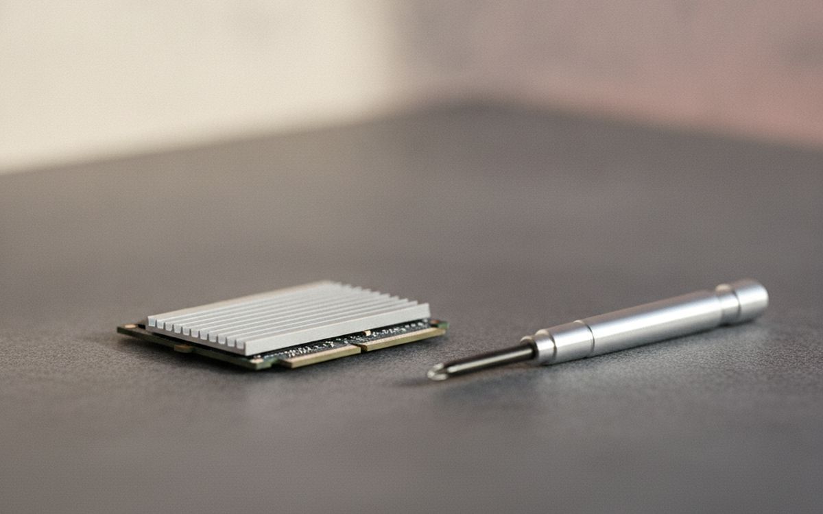 Eine SSD, falls Sie noch eine Festplatte nutzen