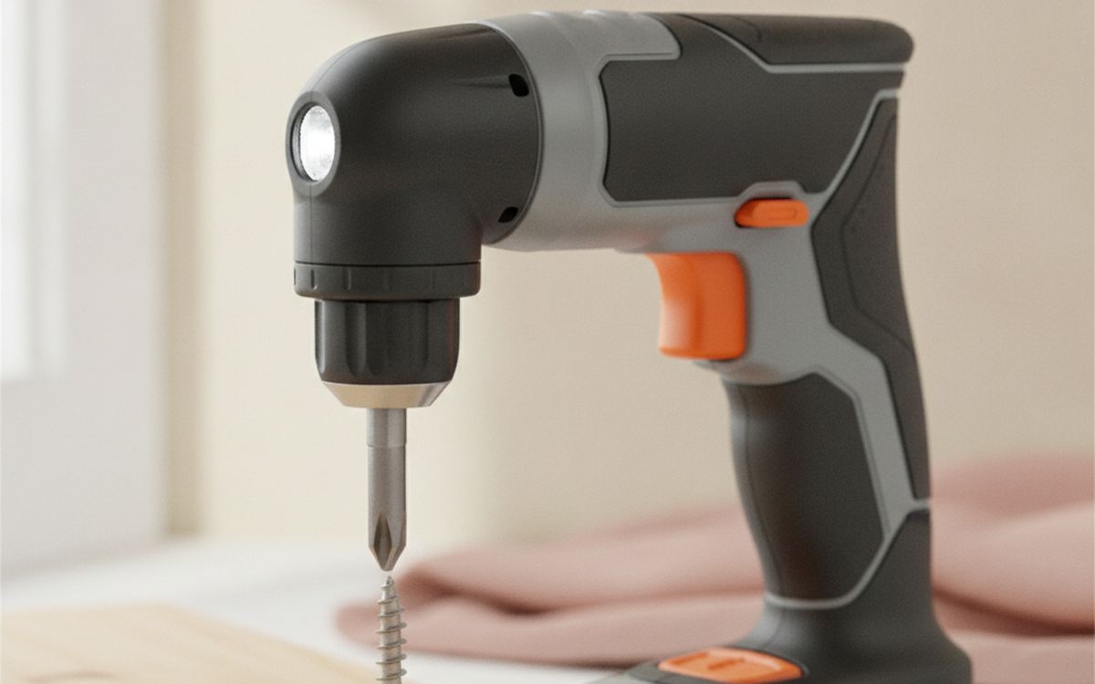 A cordless screwdriver