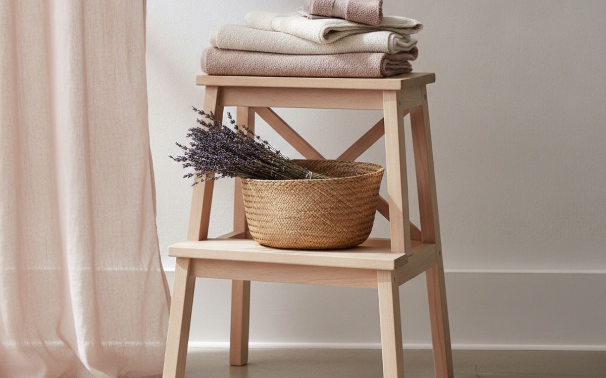 A sturdy step stool