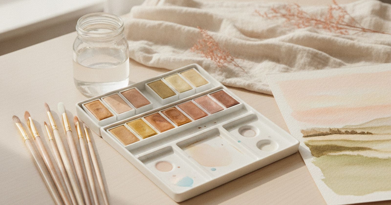 Watercolour Supplies for Beginners, Without the Muddy Paintings