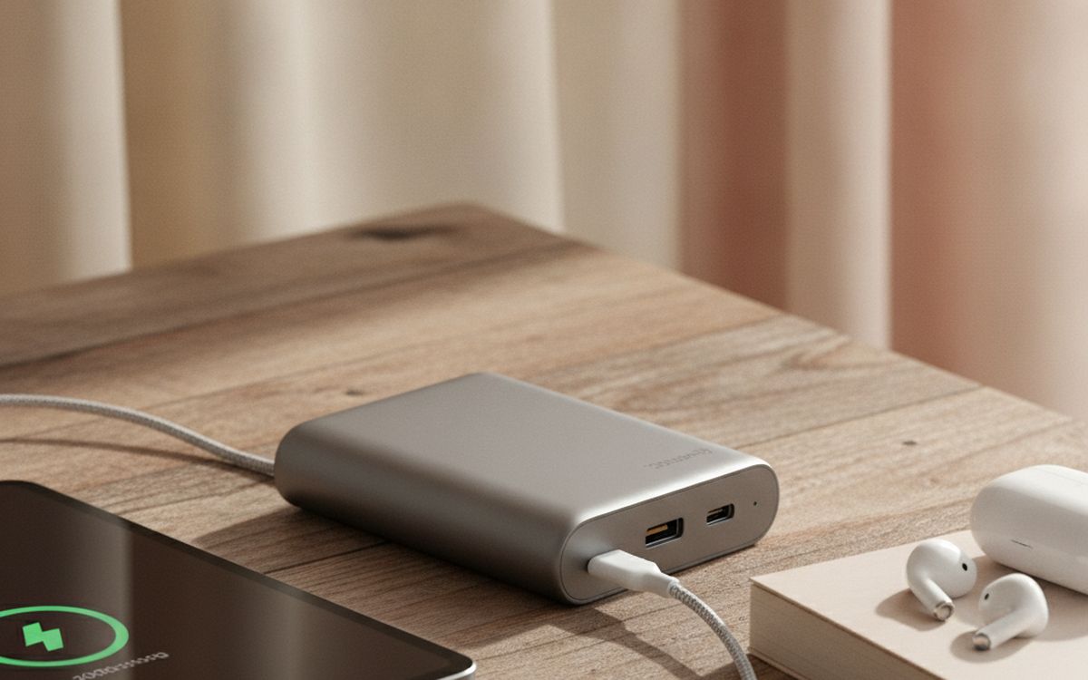 A 20,000mAh power bank