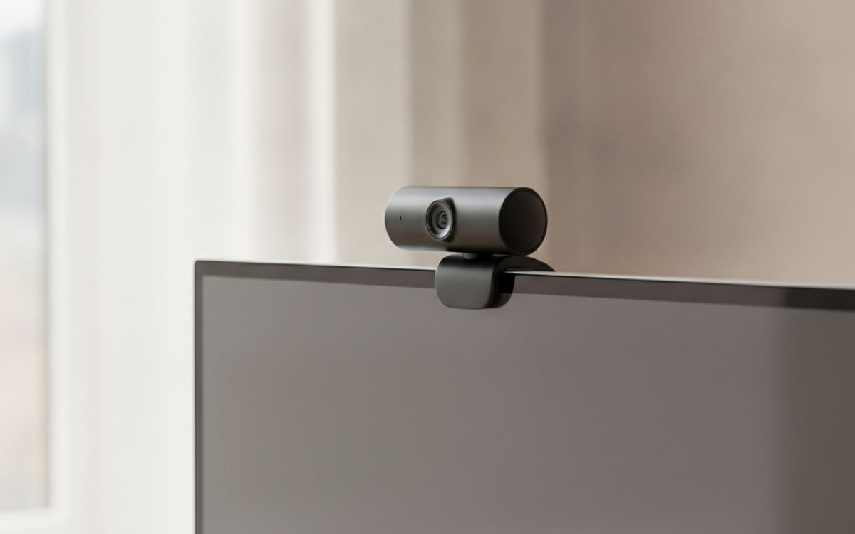 Eine dedizierte Webcam, aber nur bei geschlossenem Laptop