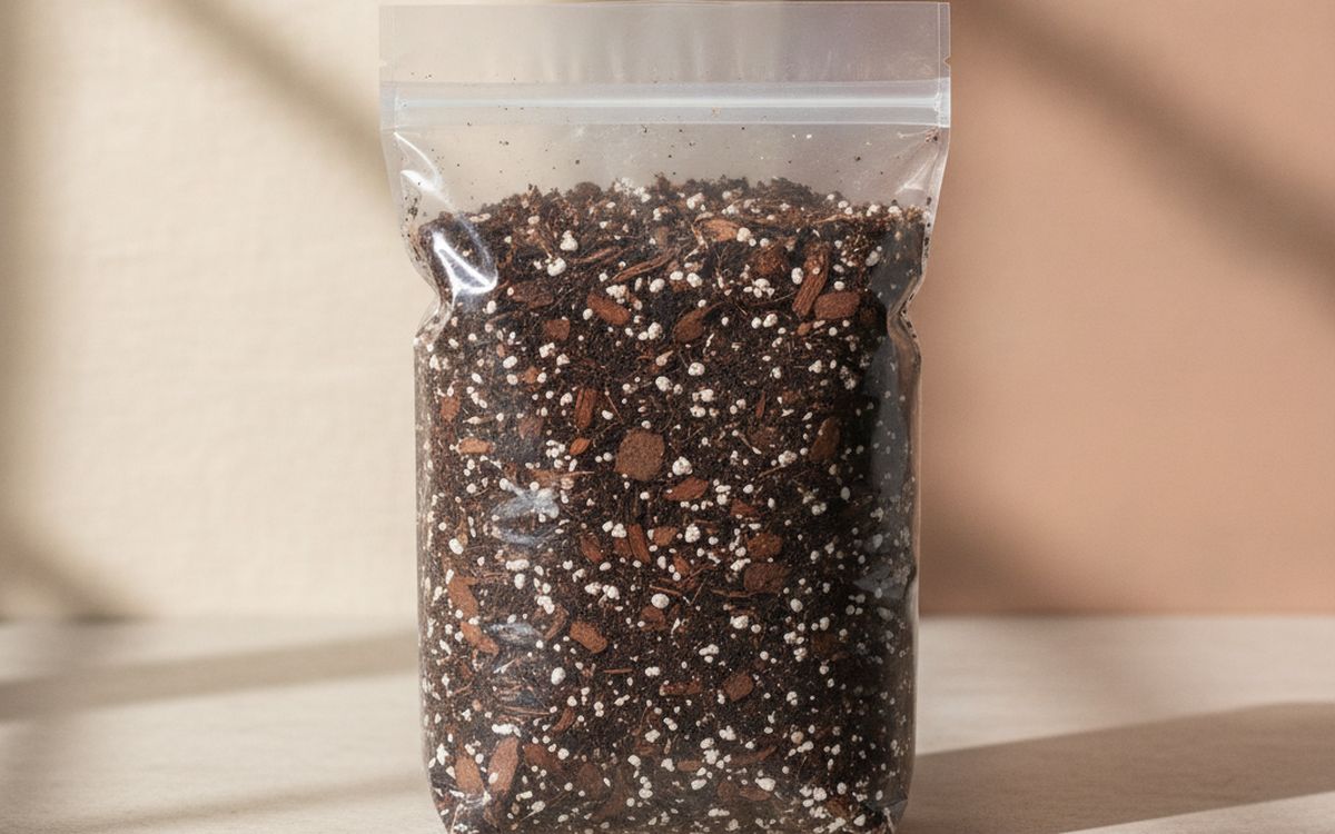 Chunky, well-draining potting mix