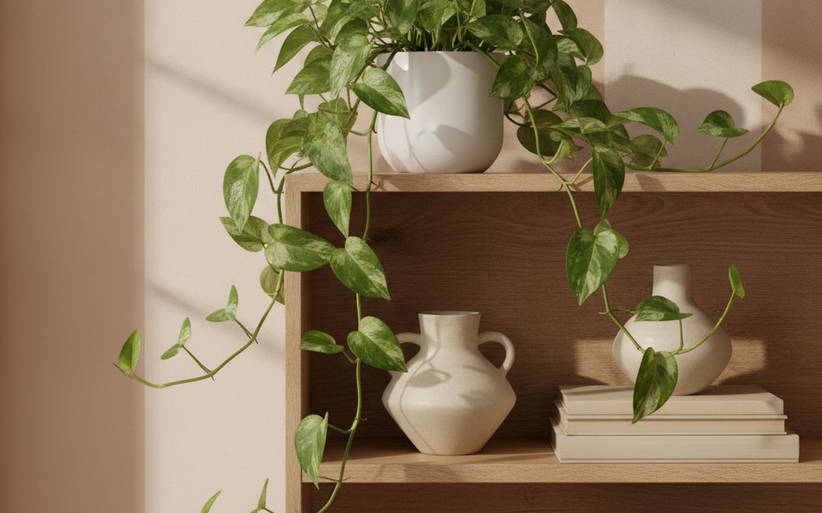 A pothos or philodendron