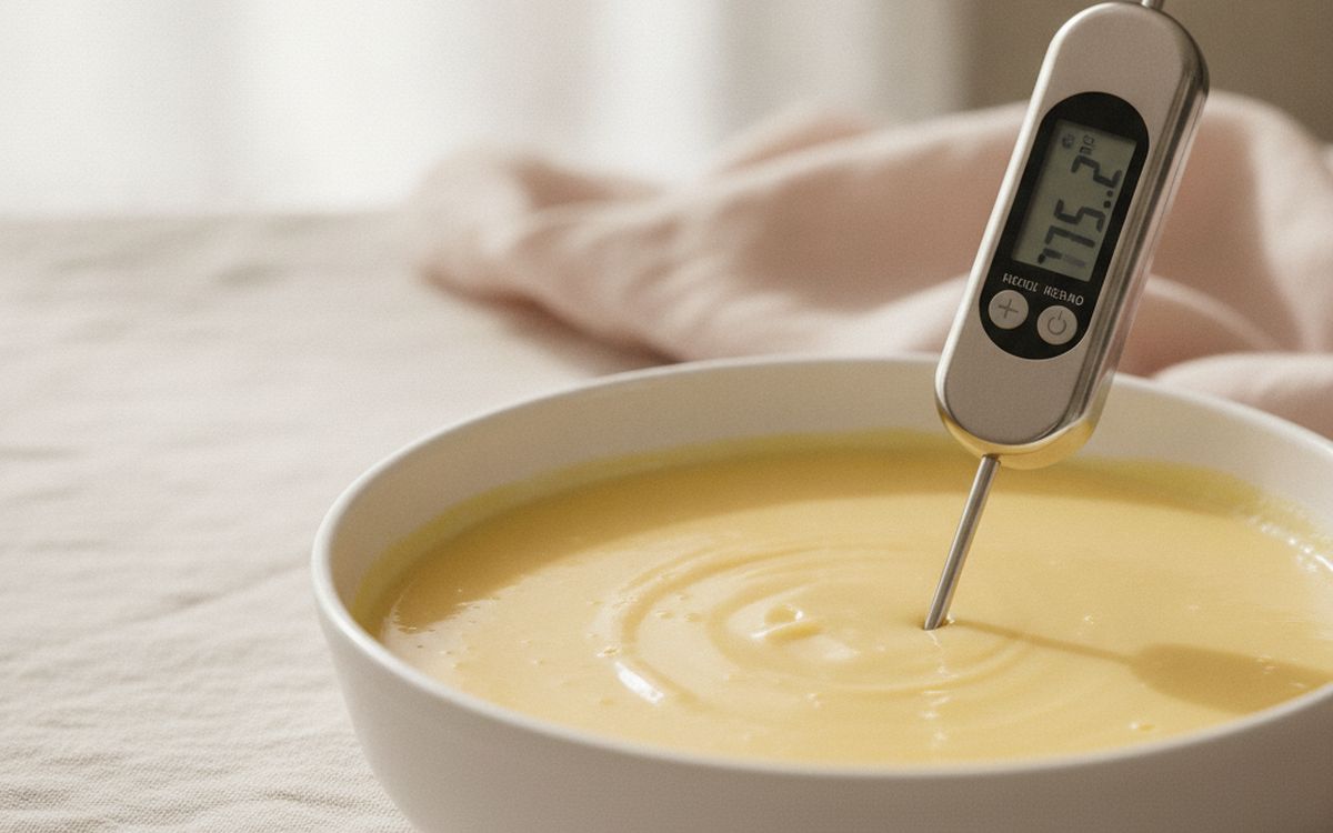An instant-read thermometer