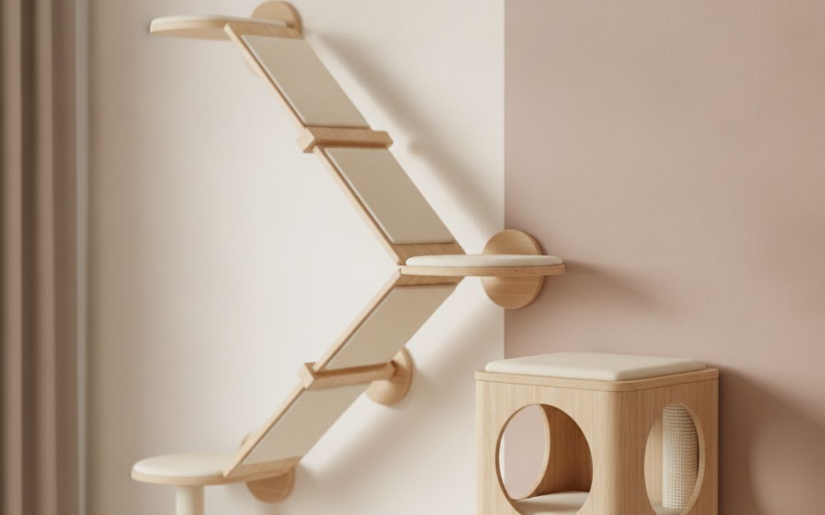 Wall shelves for cats