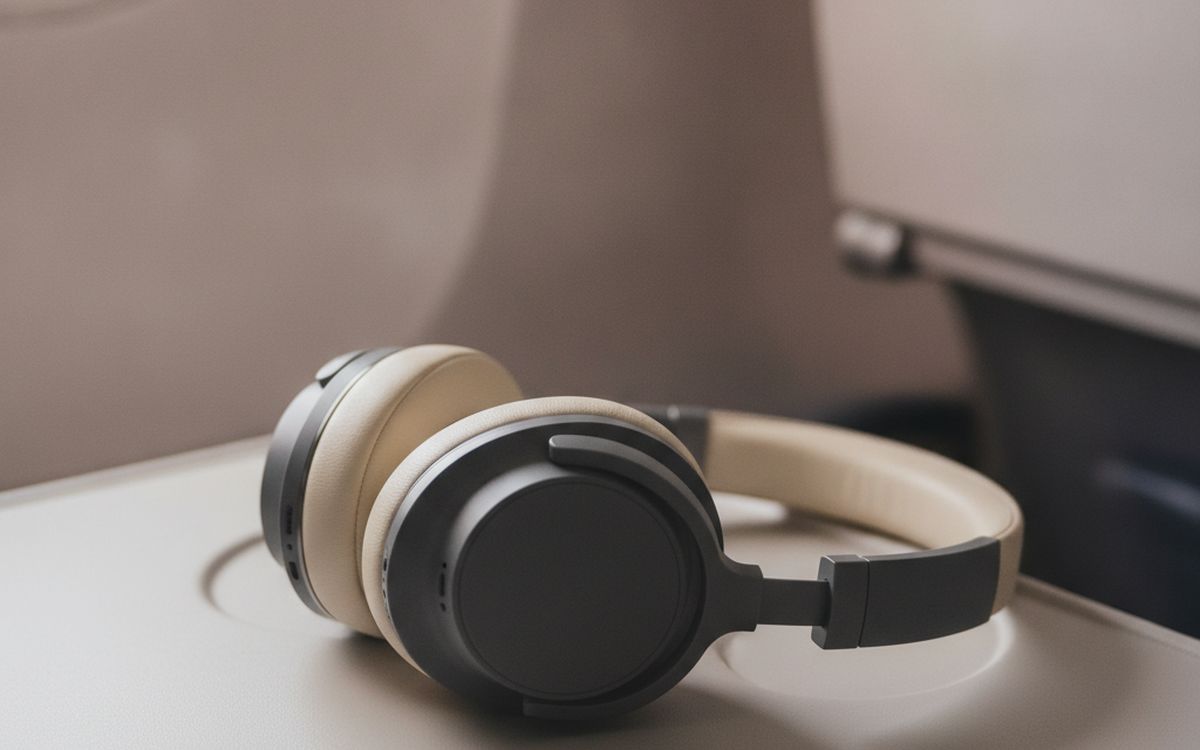 Noise cancelling headphones or earbuds