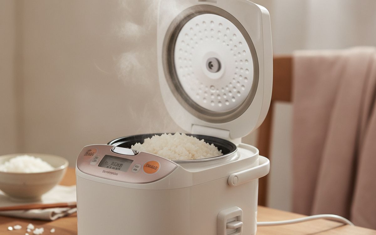 A rice cooker