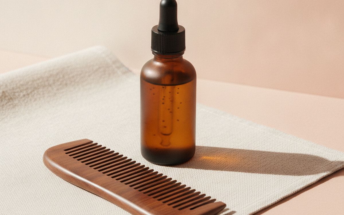 A beard oil or balm