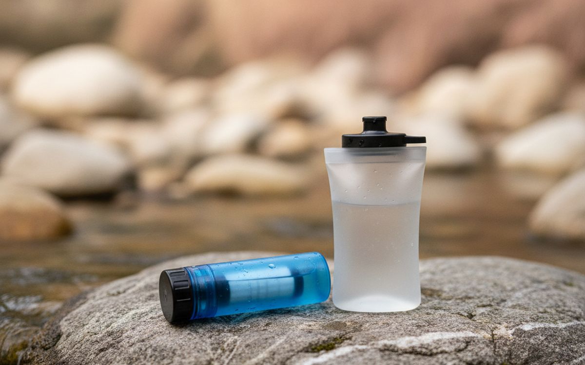 Ein Wasserfilter oder -entkeimer