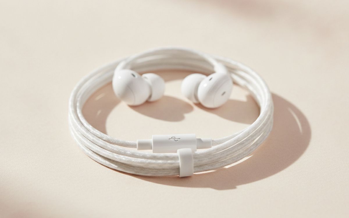 Kabelgebundene Kopfhörer mit USB-C-Stecker