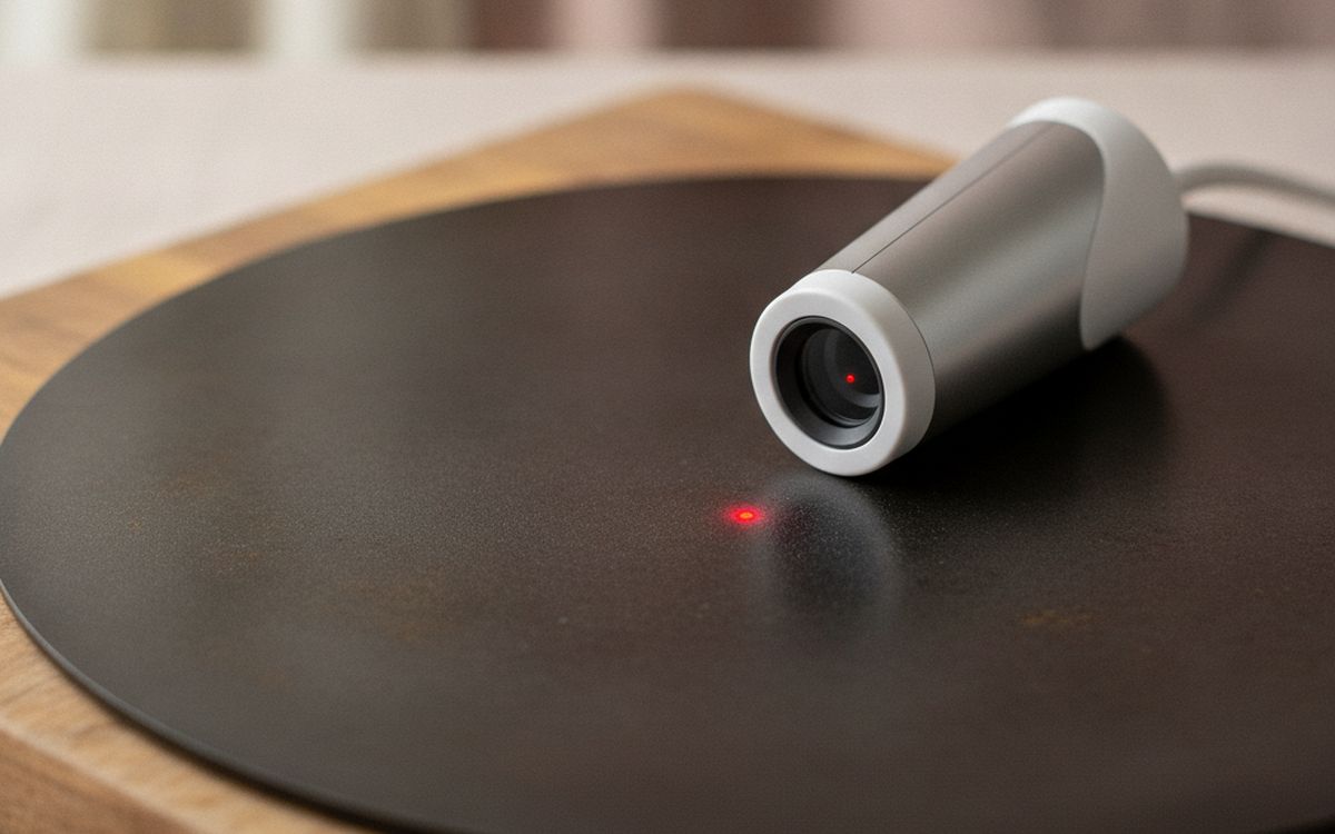 An infrared thermometer
