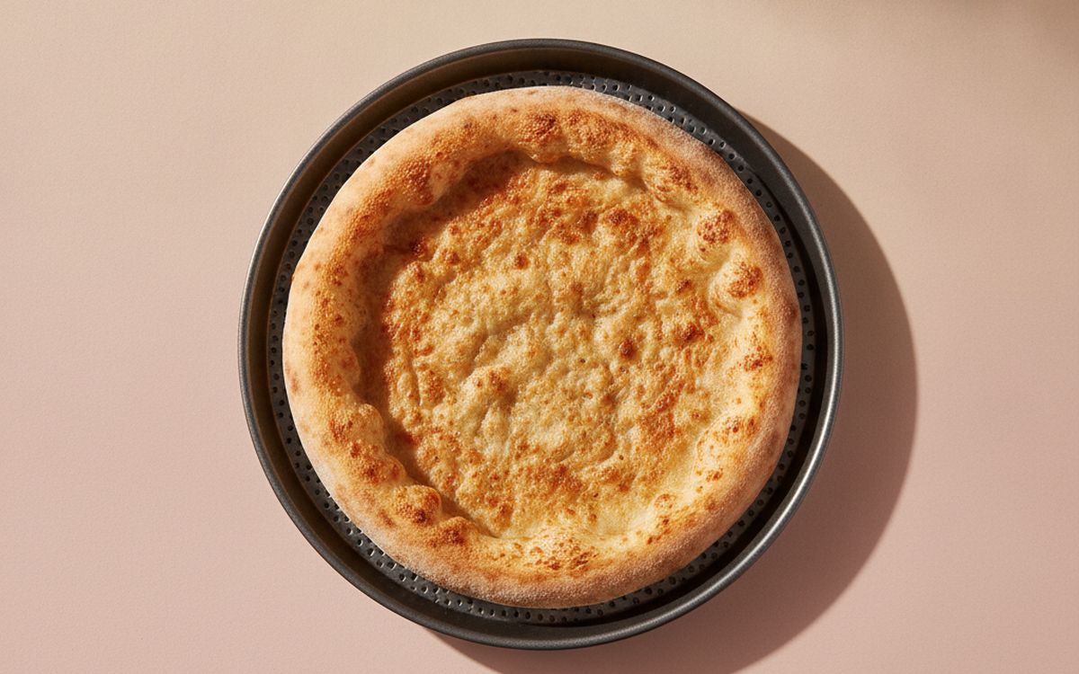 A pizza screen or perforated pan