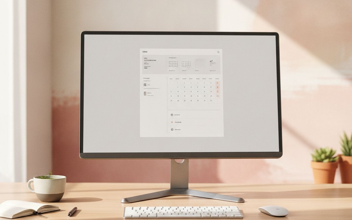 A business-class monitor