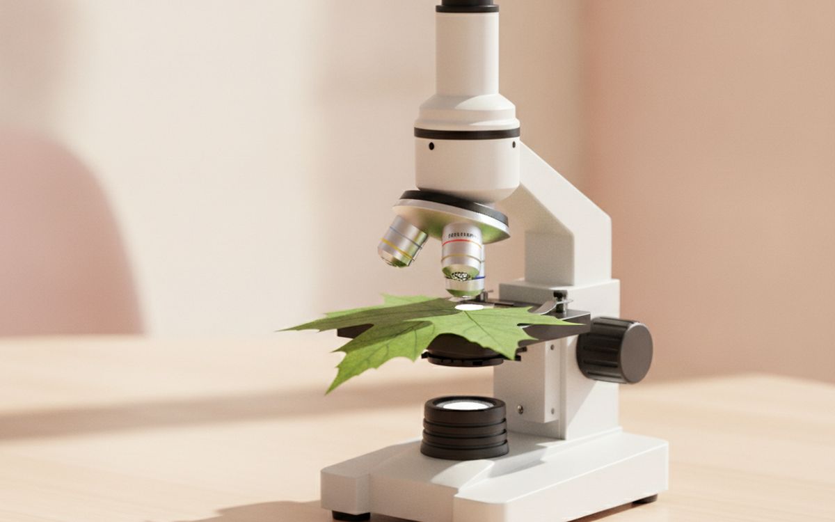 A kids' microscope