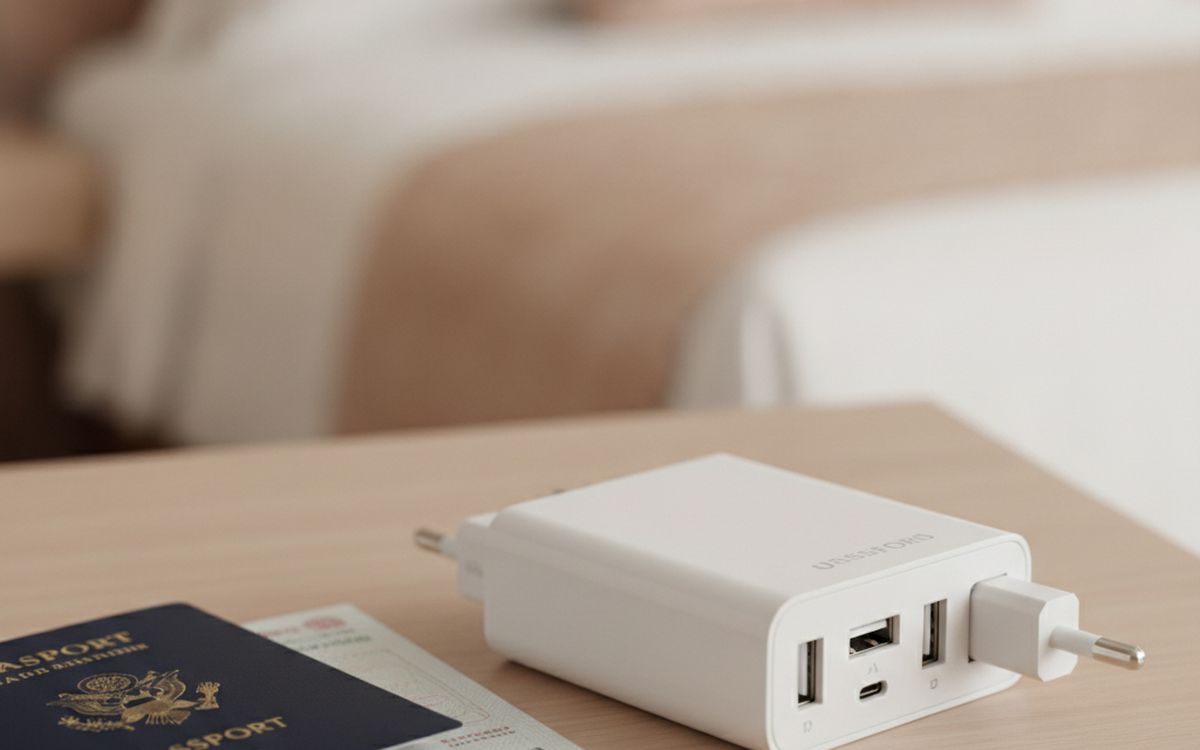 Ein universeller Reiseadapter mit USB-C PD