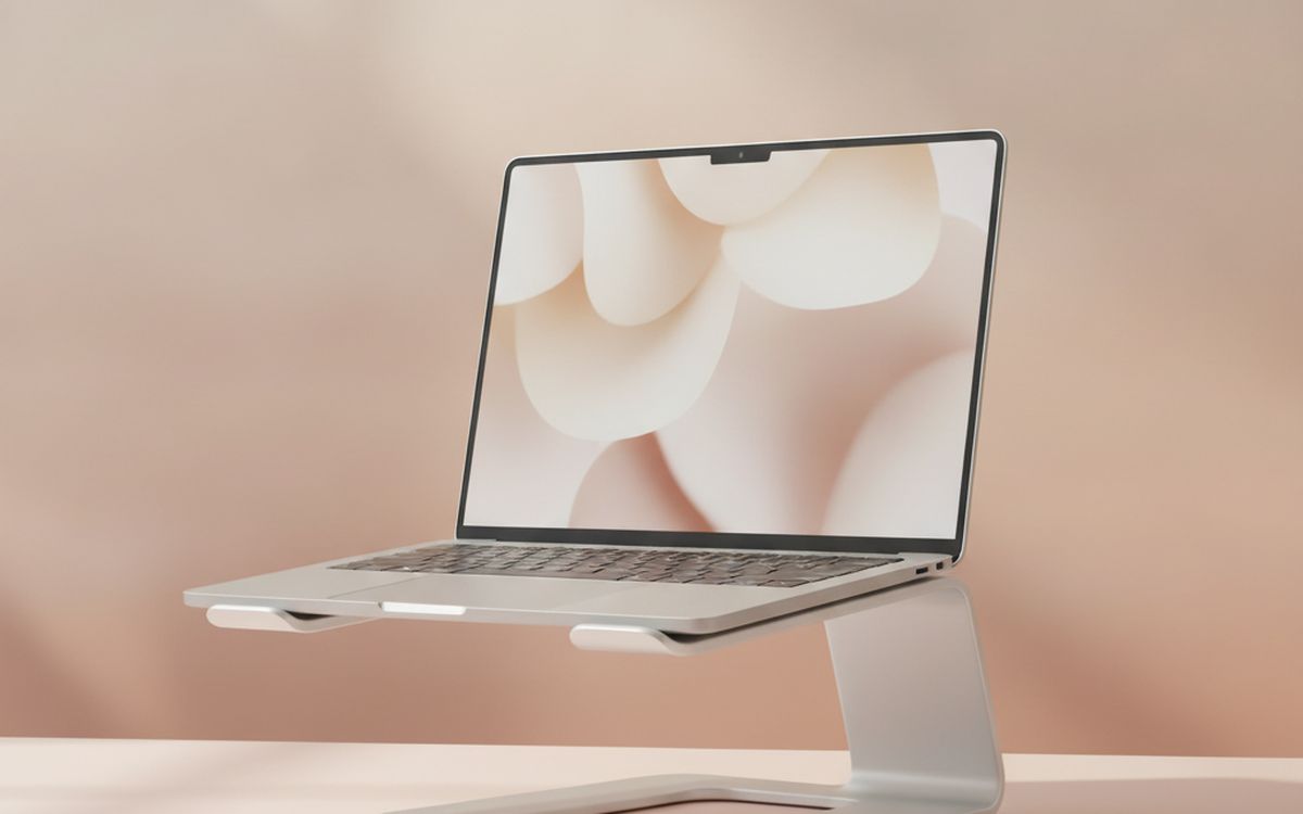 A laptop stand