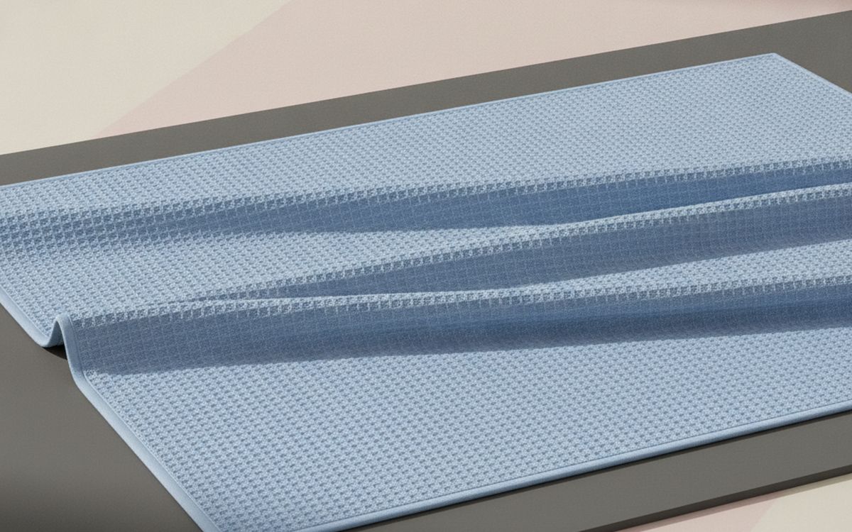 A mat towel
